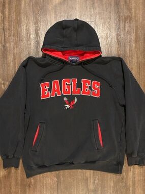 Vintage eastern Washington University eagles men’s large hoodie